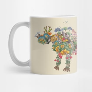 Floral Skeleton Mug